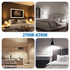 Lâmpada LED Inteligente E27 G45 Smart Wi-Fi 220V 6,5W RGB + 2700K ~ 6500K 555Lm 3