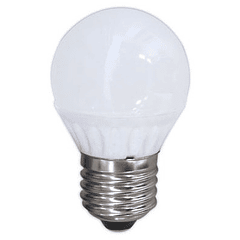 Lampada LED Opalina 220V E27 4W Branco Q. 3000K 360º 340Lm