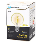 Lâmpada LED Inteligente E27 G80 Filamento Smart Wi-Fi 220V 6W 2700K ~ 6500K 850Lm (Transparente) 3