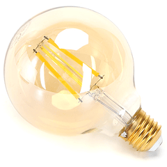 Lâmpada LED Inteligente E27 G95 Filamento Smart Wi-Fi 220V 6W 2700K ~ 6500K 806Lm (Âmbar)