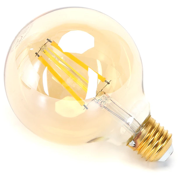 Lâmpada LED Inteligente E27 G95 Filamento Smart Wi-Fi 220V 6W 2700K ~ 6500K 806Lm (Âmbar) 2