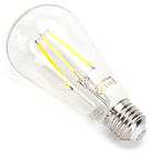 Lâmpada LED Inteligente E27 ST64 Filamento Smart Wi-Fi 220V 6W 2700K ~ 6500K 850Lm (Transparente) 2