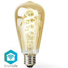 Lâmpada LED Filamento Inteligente SmartLife Wi-Fi E27 ST64 1800K~3000K 4,9W 360Lm - NEDIS 1