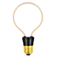 Lâmpada LED Decorativa E27 220V 4W 2200K 260Lm (Vidro ART3) - PLATINET