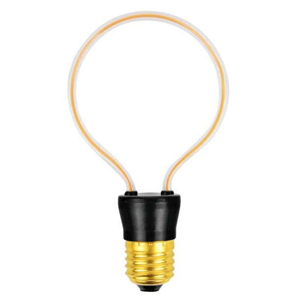 Lâmpada LED Decorativa E27 220V 4W 2200K 260Lm (Vidro ART3) - PLATINET 