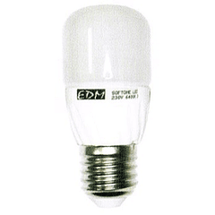 Lampada LED Opalina 220V E27 5W Branco Q. 3000K 360º 400Lm - EDM