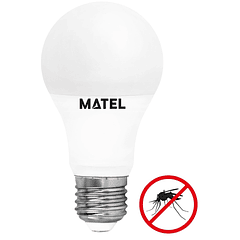 Lâmpada LED E27 A60 220V 10W Branco F. 6000K + Branco Q. 3000K + Anti-Mosquitos 800Lm - MATEL