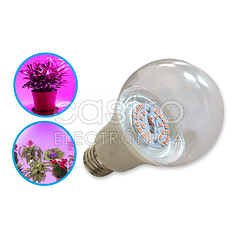 Lampada LED E27 220V 12W p/ Crescimento Plantas e Flores