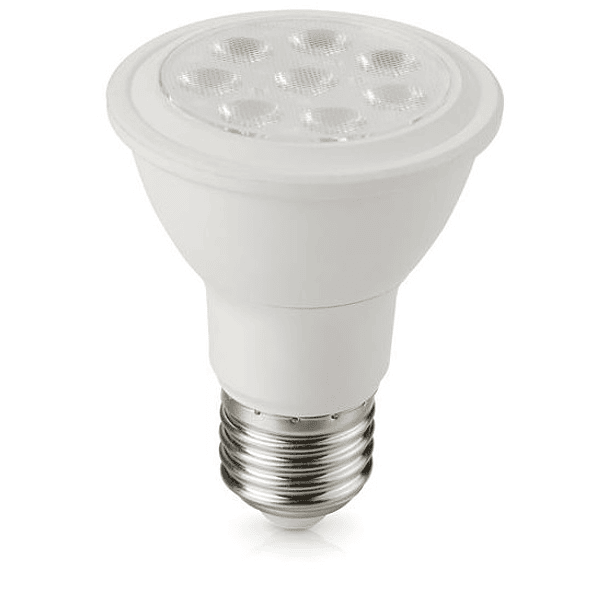 Lampada LED 220V E27 PAR20 8W Branco Q. 3000K 720Lm - Dimável 