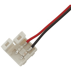 Ficha de Ligação Fácil c/ Fios para Fita de LED 5050 10mm