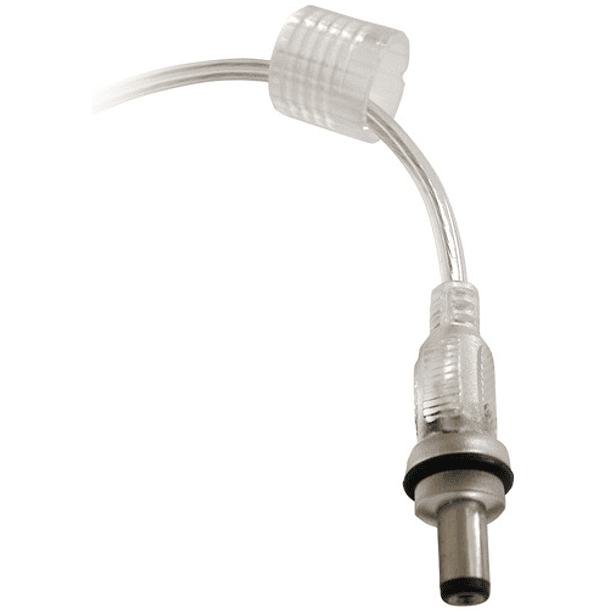 Ficha DC Impermeável com Fio (5,5/2,1/10mm) p/ Fita de LEDs 