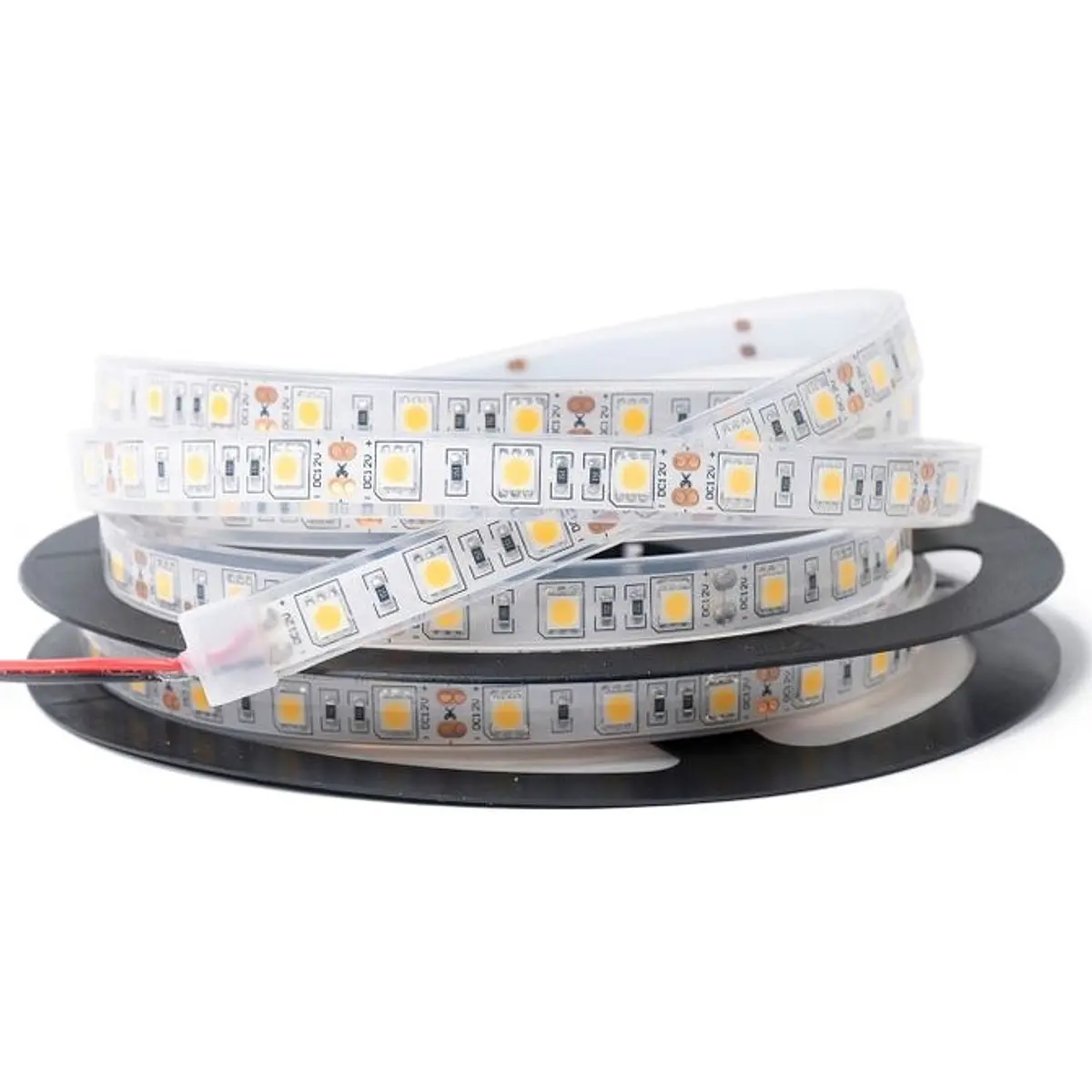 LED-Streifen 24V, Kaltweiß 6000K, 5 M – Selbstklebend, Schneidbar, 300 LEDs, Für Innenbereich, IP20