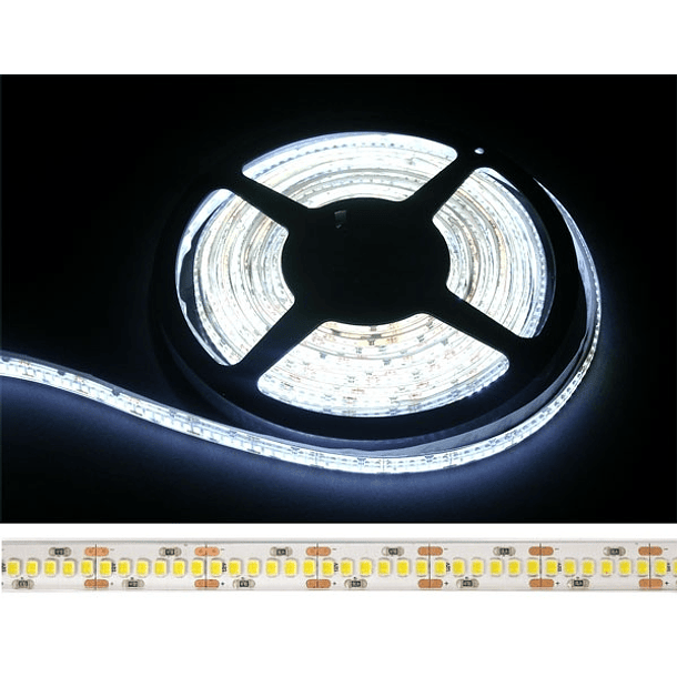 Fita 1200 LEDs SMD2835 Flexivel IP20 Branco F. 6000K 12V - 5 mts 1