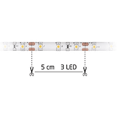 Fita 300 LEDs SMD2835 Flexivel Branco Frio 12V - 5 mts