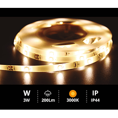 Fita LED 3W Branco Q. 3000K c/ Sensor Movimento (1,2 mts) - GSC