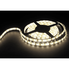 Fita 600 LEDs SMD2835 Flexivel IP20 Branco Q. 3000K 24V (5 mts)