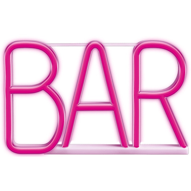 Luz Decorativa LED Neon Rosa BAR - FOREVER 