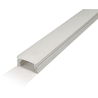 Perfil Alumínio c/ Difusor Opaco p/ Fita de LEDs - 2 mts 1