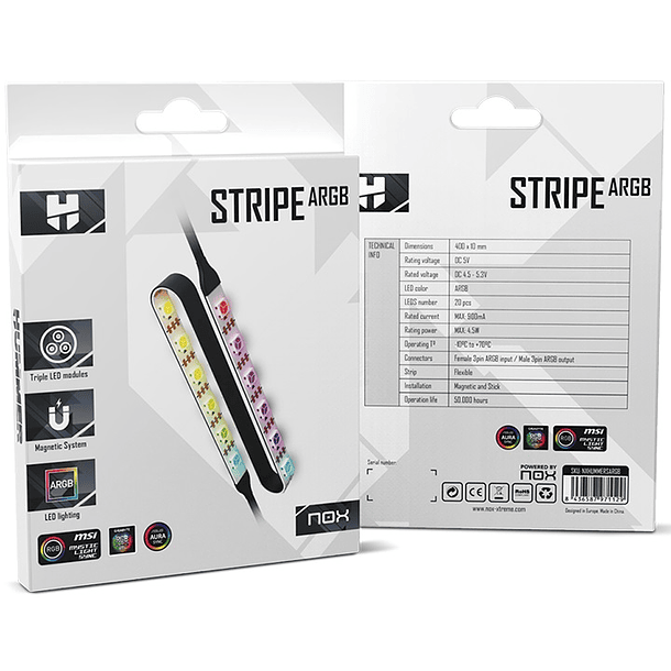 Fita LED Hummer ARGB Strip (40cm) - NOX 3