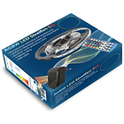Pack Fita 300 LEDs RGB+W (5 mts) 12V + Controlador + Fonte Alimentação 2