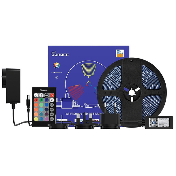 Fita LED L2 Smart RGB Wi-Fi 12V DC IP65 (5 mts) - SONOFF 