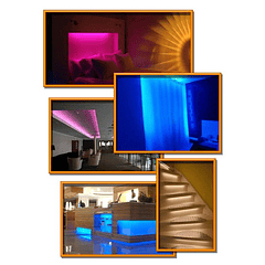 Pack Fita LEDs IP65 RGB (5 mts) 12V + Fonte Alimentação c/ Comando