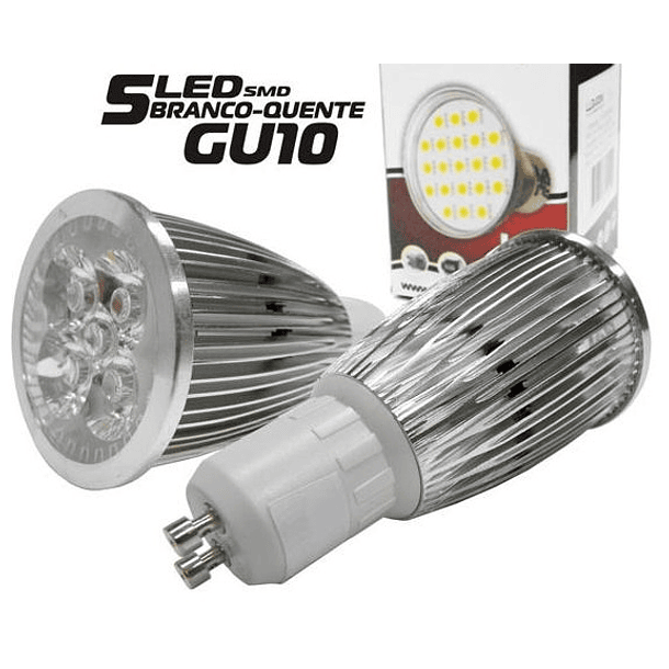 Pack Lâmpadas LED Gu10 + Casquilho