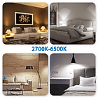 Lâmpada LED Inteligente GU10 Smart Wi-Fi 220V 4,9W RGB + 2700K ~ 6500K 420Lm 3