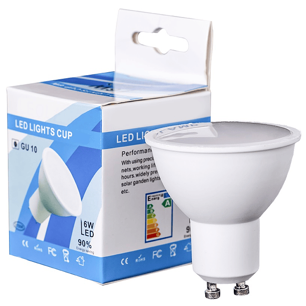 Lampada LED Dimável 220V GU10 8W Branco 4000K 720Lm 