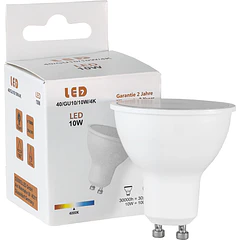 Lampada LED 220V GU10 10W Branco 4000K