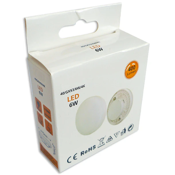 Lampada LED GX53 220V 6W Branco 4000K 400Lm 3
