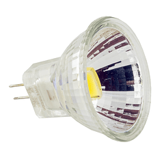 Lampada LED 12V AC/DC MR11 3W Branco F. 6000K 120º 270Lm