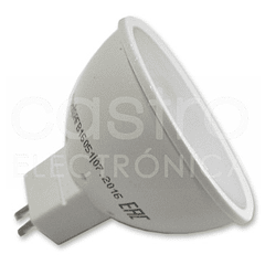 Lampada LED 220V MR16 7W Branco F. 6000K 560Lm