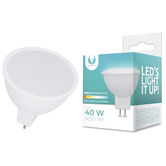 Lampada LED MR16 12V 6W Branco Q. 3000K 240Lm