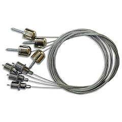 Kit 2x Suportes Suspensão (1 metro) p/ Paineis e Luminarias de LED