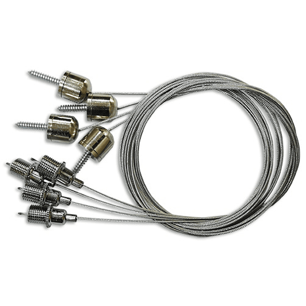 Kit 2x Suportes Suspensão (1 metro) p/ Paineis e Luminarias de LED 