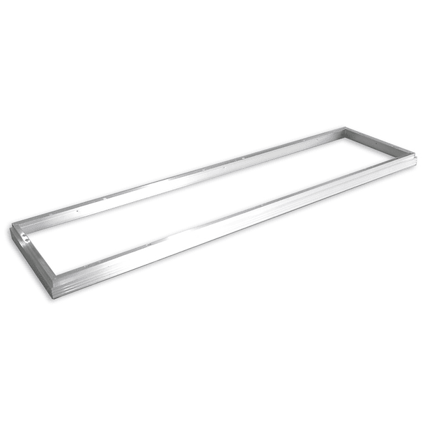 Aro Superficie Cinza p/ Fixação Painel LED (120 x 30 cm) 