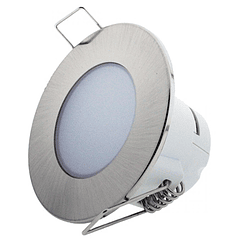 Painel de LED Redondo Ø8,3cm 5W Branco Q. 3000K 350Lm - Cinza