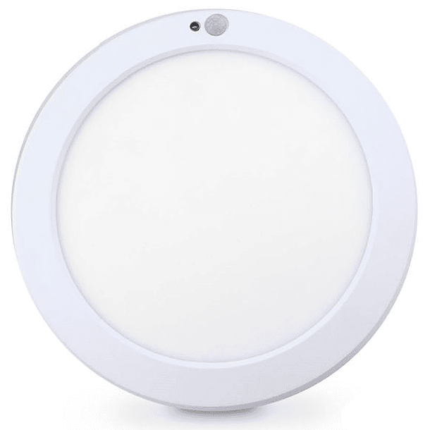 Painel de LED Redondo (Ø65 ~ 205mm) 10/15/18W Branco 4000K c/ Sensor Movimento e Crepuscular - GSC 1