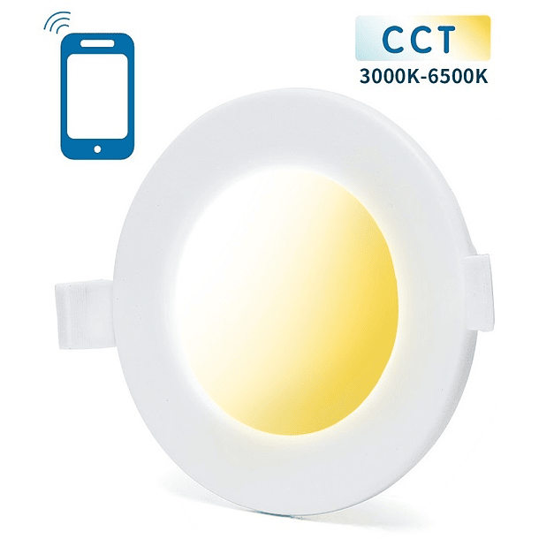 Painel Smart LED Inteligente Redondo Ø17cm Wi-Fi 12W 3000K ~ 6500K 820Lm 2