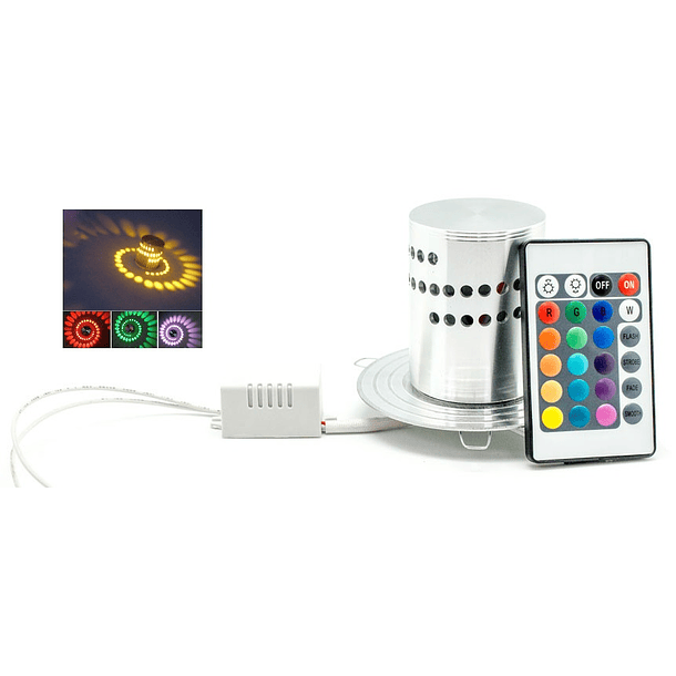 Projector LED Decorativo RGB 3W c/ Efeitos 1