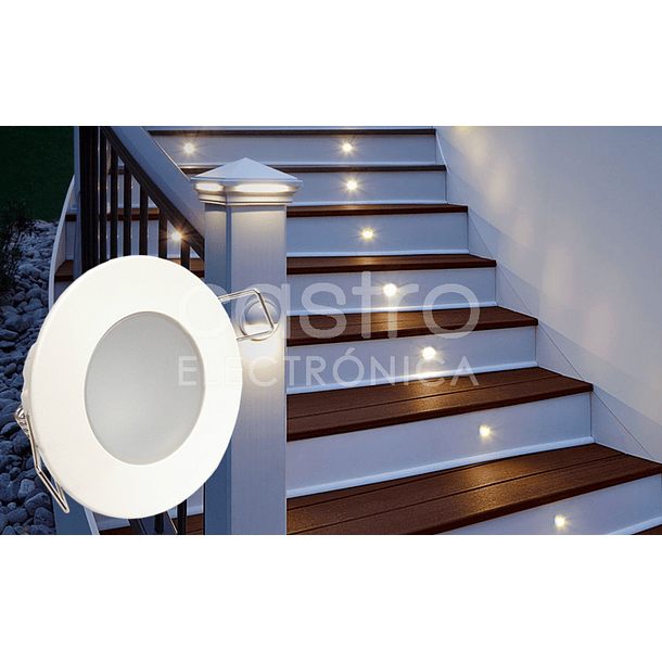 Spot LED Encastrar 220V 5W Branco 4000K 380Lm IP65 (Ø65mm) 