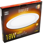 Painel de LED Redondo Ø22,5cm 18W 3000K 1600Lm 2