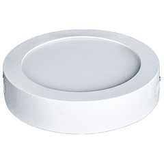 Painel de LED Superficie Redondo (Ø 12cm) 6W 4000K