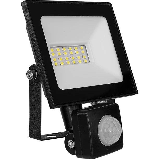 Projector LED IP65 220V Branco F. 6000K 20W 1400Lm c/ Sensor 1