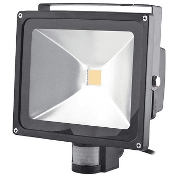 Projector LED IP65 220V Branco Q. 3000K 30W 3000Lm c/ Sensor (Branco) 2