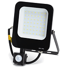 Projector LED IP65 220V Branco F. 6000K 30W 2700Lm c/ Sensor 2