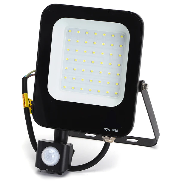Projector LED IP65 220V Branco F. 6000K 30W 2700Lm c/ Sensor 2