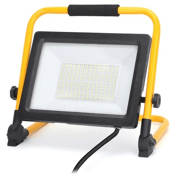 Projector LED t/ Obras 220VAC Branco F. 6000K 100W 8800Lm 2