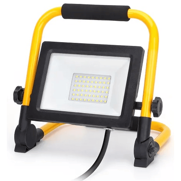 Projector LED t/ Obras 220VAC Branco F. 6000K 30W 2800Lm 2